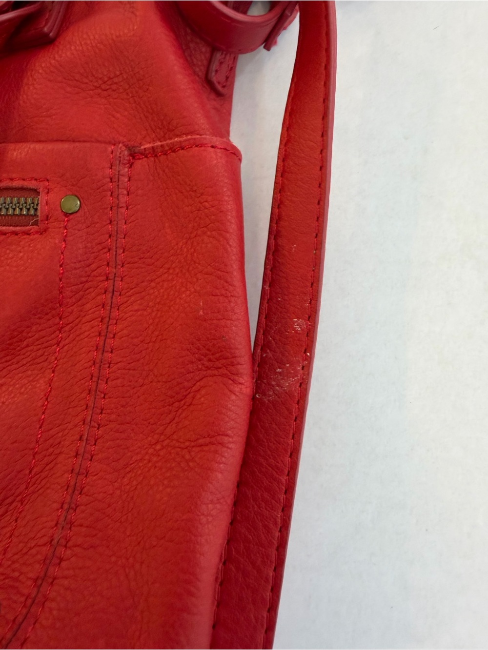 American Leather Co Jamestown Tote in Cherry - Picture 16 of 16